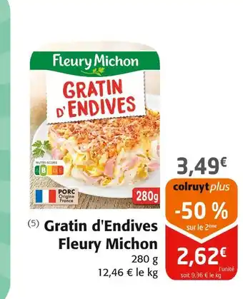 Colruyt Fleury Michon Gratin d'Endives offre