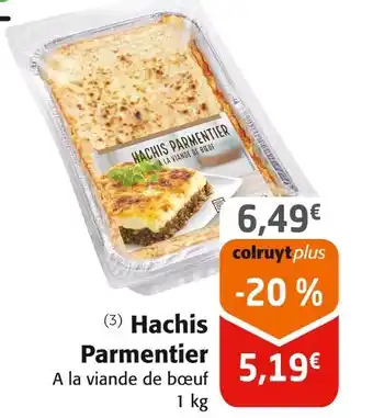 Colruyt Hachis Parmentier offre