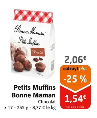 Colruyt Bonne Maman Petits Muffins offre