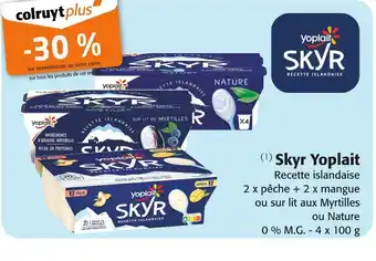 Colruyt Yoplait -30 % sur tous les produits de cet encart Skyr Yoplait offre
