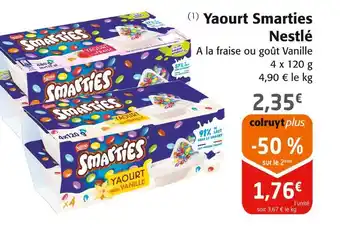 Colruyt Nestlé Yaourt Smarties offre
