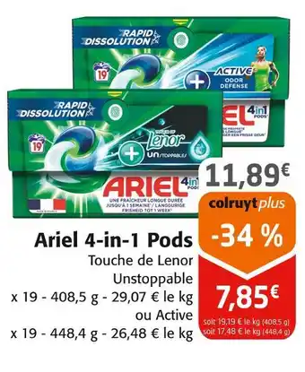 Colruyt Ariel Ariel 4-in-1 Pods offre