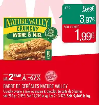 NATURE VALLEY BARRE DE CĂRĂALES