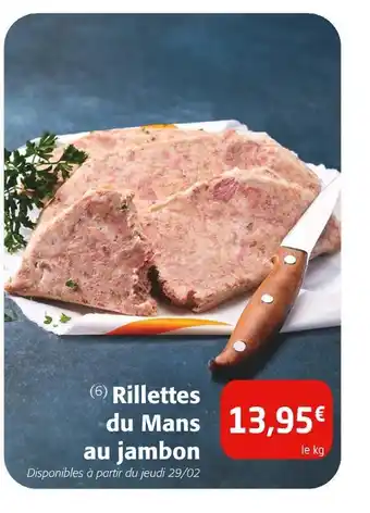 Colruyt Rillettes du Mans au jambon offre