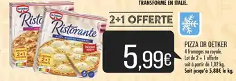 Match DR OETKER PIZZA offre