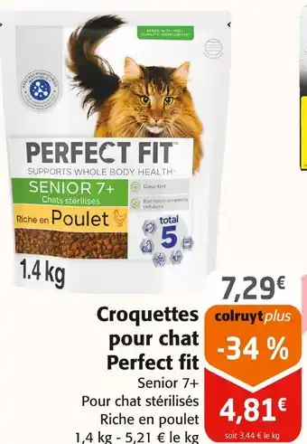 Colruyt Perfect fit Croquettes pour chat offre