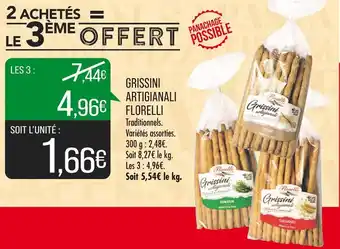 Match FLORELLI GRISSINI ARTIGIANALI offre