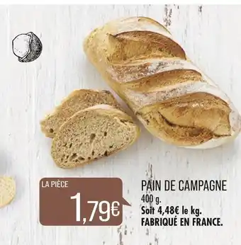 Match PAIN DE CAMPAGNE offre