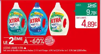 Match X-TRA LESSIVE LIQUIDE offre