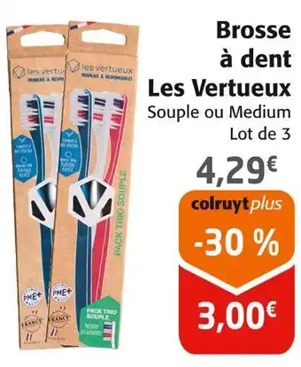 Colruyt Les Vertueux Brosse à dent offre