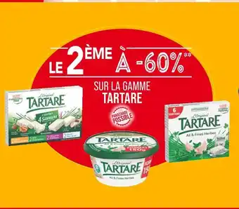 Match TARTARE LE 2ÈME À -60% SUR LA GAMME TARTARE offre