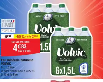 Migros Eau minérale naturelle VOLVIC offre