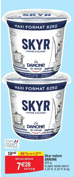 Migros Skyr nature DANONE offre