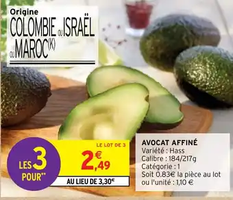Intermarché Hyper AVOCAT AFFINÉ offre