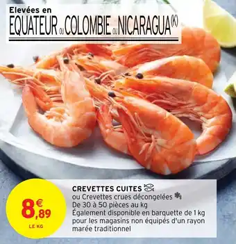 Intermarché Hyper CREVETTES CUITES offre