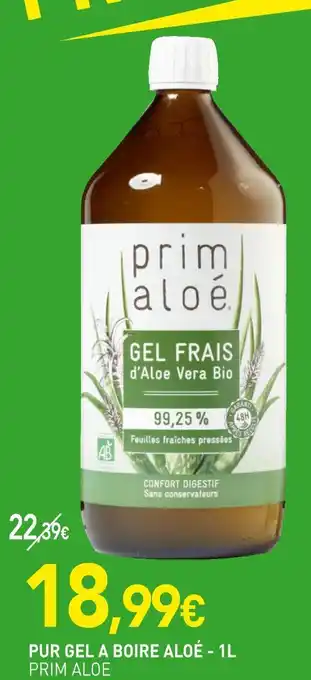 naturéO PRIM ALOE PUR GEL A BOIRE ALOÉ offre