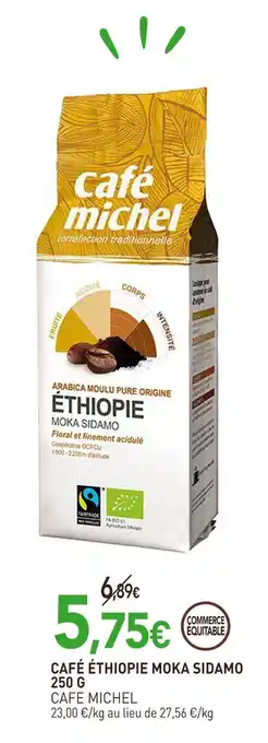 naturéO CAFE MICHEL CAFÉ ÉTHIOPIE MOKA SIDAMO offre