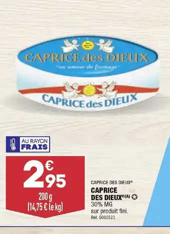 ALDI CAPRICE DES DIEUX offre