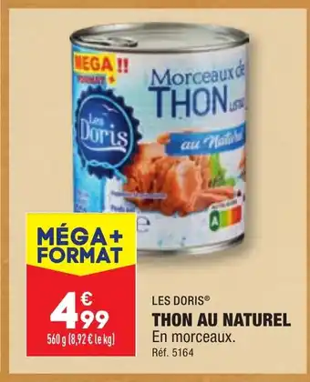 ALDI THON AU NATUREL offre