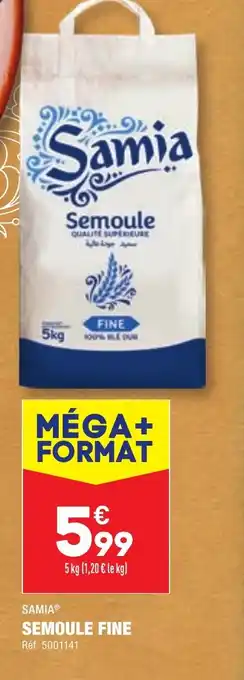 ALDI SAMIAⓇ SEMOULE FINE offre