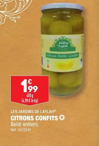 ALDI CITRONS CONFITS offre
