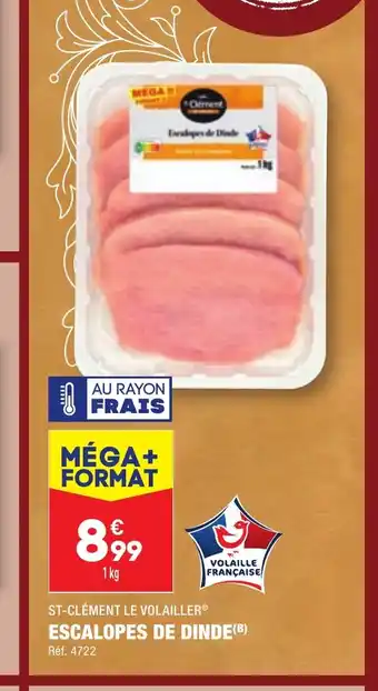 ALDI Escalopes de dinde offre