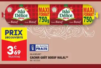 ALDI CACHIR GOÛT BOEUF HALAL offre