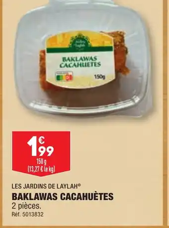 ALDI BAKLAWAS CACAHUETES offre