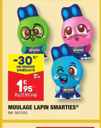 ALDI MOULAGE LAPIN SMARTIES offre