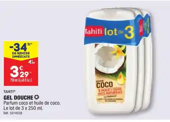 ALDI GEL DOUCHE offre