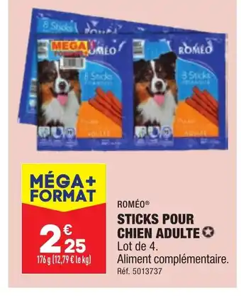 ALDI STICKS POUR CHIEN ADULTE offre