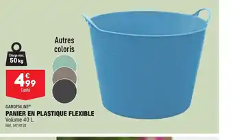 ALDI PANIER EN PLASTIQUE FLEXIBLE offre