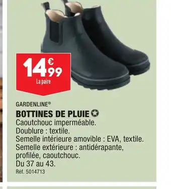 ALDI BOTTINES DE PLUIE offre