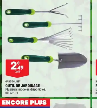 ALDI OUTIL DE JARDINAGE offre