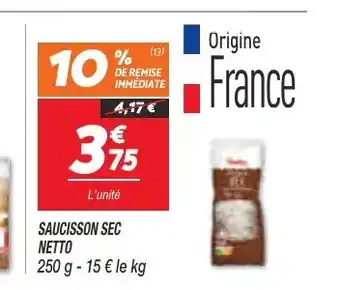 SAUCISSON SEC NETTO
