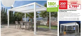 Auchan TONNELLE BIOCLIMATIQUE BOULEAU ECLAIRAGE LEDS offre