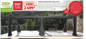 Auchan TONNELLE BIOCLIMATIQUE DOUBLE FUSAIN offre