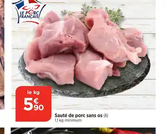 Bi1 Sauté de porc sans os offre