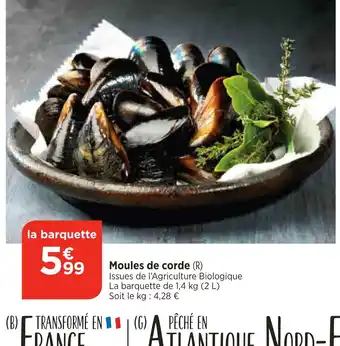 Bi1 Moules de corde offre