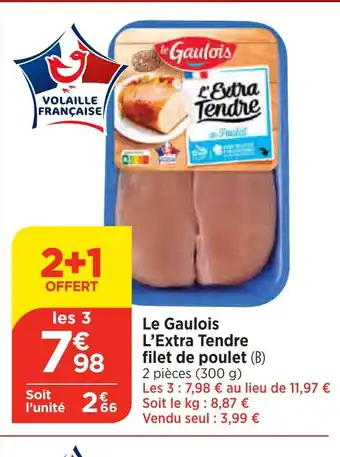 Bi1 Le Gaulois L'Extra Tendre offre