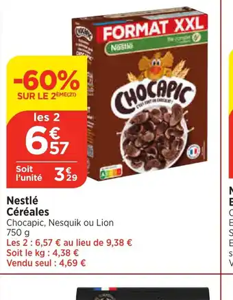 Bi1 Nestlé Céréales offre