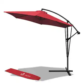 Brico Cash VOUNOT Parasol deporte 3M avec housse de protection et sangle de fixation Rouge offre