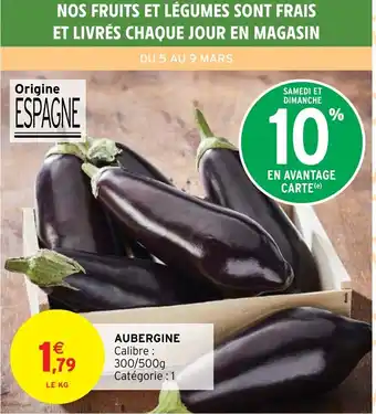 Intermarché AUBERGINE offre