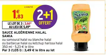 Intermarché SAUCE ALGÉRIENNE HALAL SAMIA offre