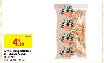 Intermarché ARACHIDES COQUES GRILLÉES À SEC DOMINO offre