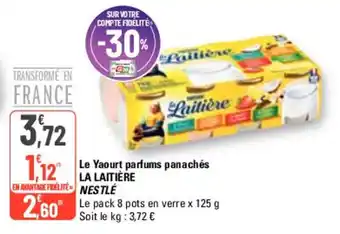 G20 Le Yaourt parfums panaches LA LAITIÈRE NESTLE offre