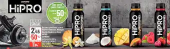 G20 Boisson protéinée saveur Fraise Framboise, Mangue, Vanille Cookie ou Coco HIPRO DANONE offre