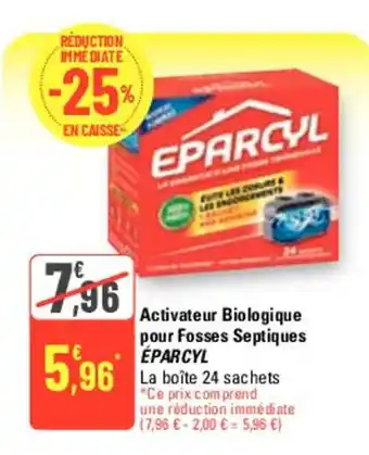 Activateur Biologique pour Fosses Septiques ÉPARCYL