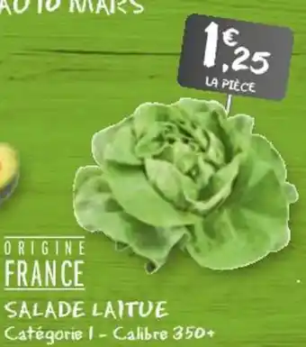 G20 SALADE LAITUE Catégorie I-Calibre 350+ offre