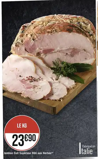 Casino Supermarchés Jambon Cuit Supérieur Rôti aux Herbes (c) offre